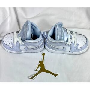 Nike Jordan One Mid Sneakers Cobalt Bliss/White Toddler 4C